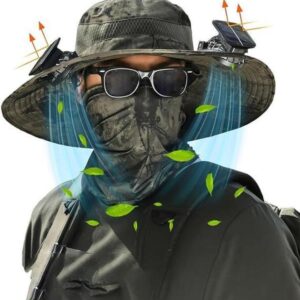 2025 New Solar Fan Outdoor Fishing Hat